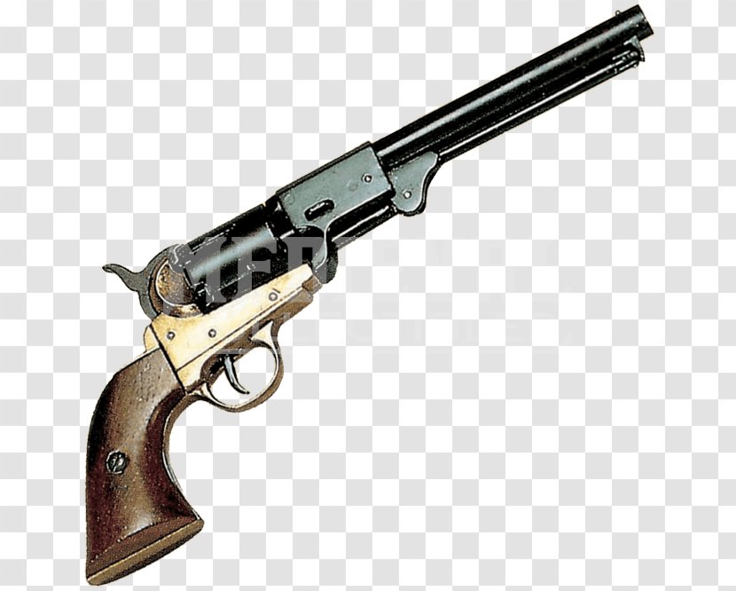 Colt 1851 Navy Revolver Remington Model 1858 Pocket Percussion Revolvers Army 1860 - M1911 Pistol - Handgun Transparent PNG