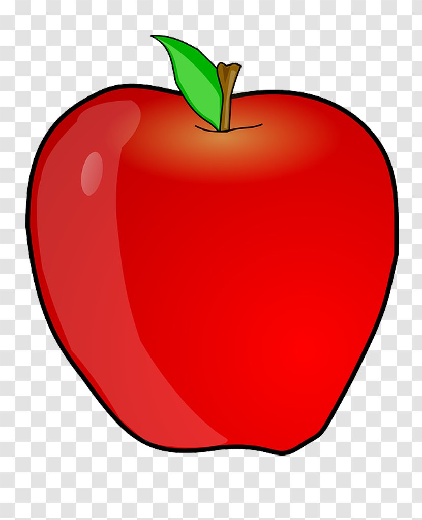 Apple Clip Art - Red - Avril Transparent PNG