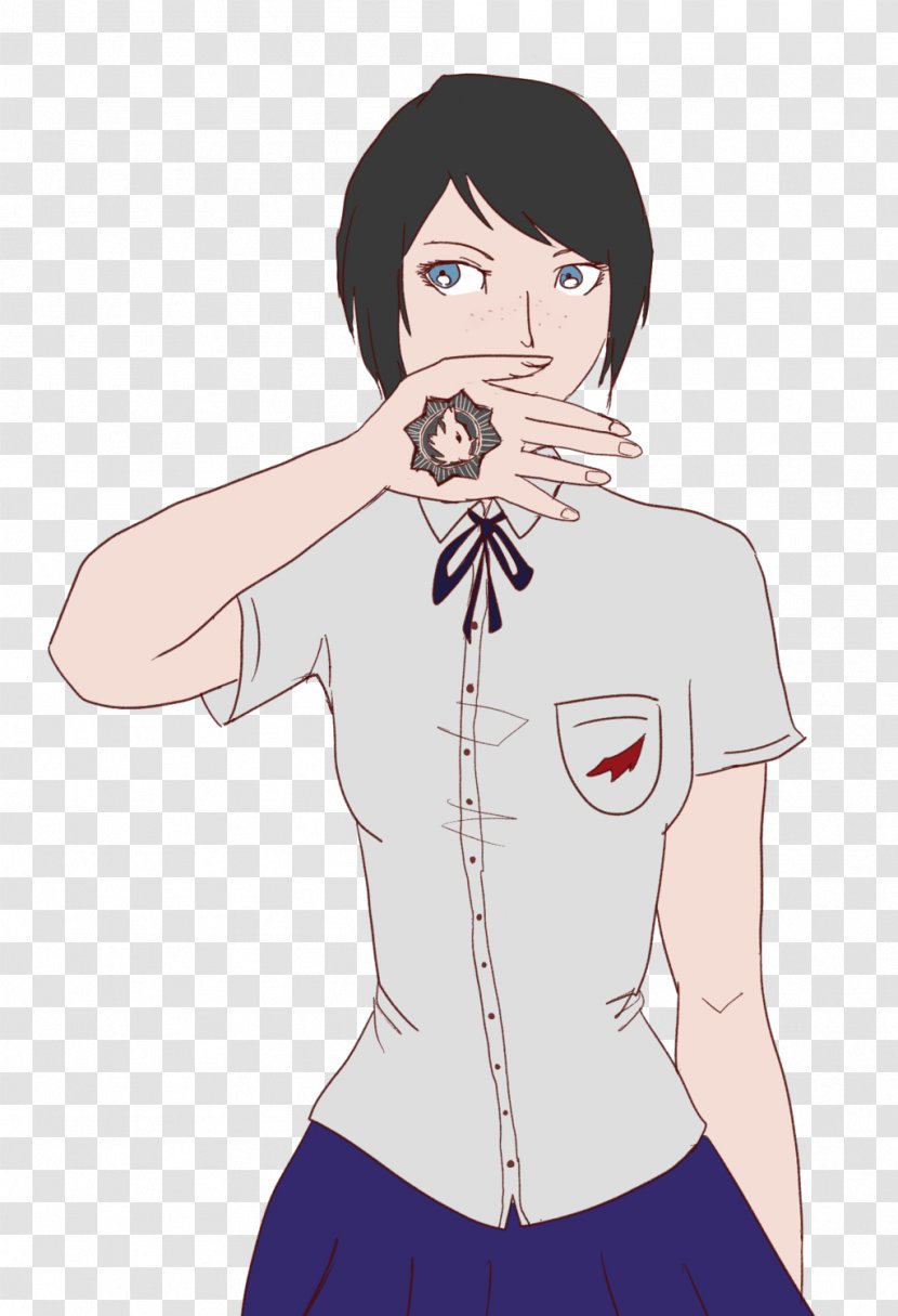 Finger Homo Sapiens Forehead Outerwear Black Hair - Tree - Big Sister Transparent PNG