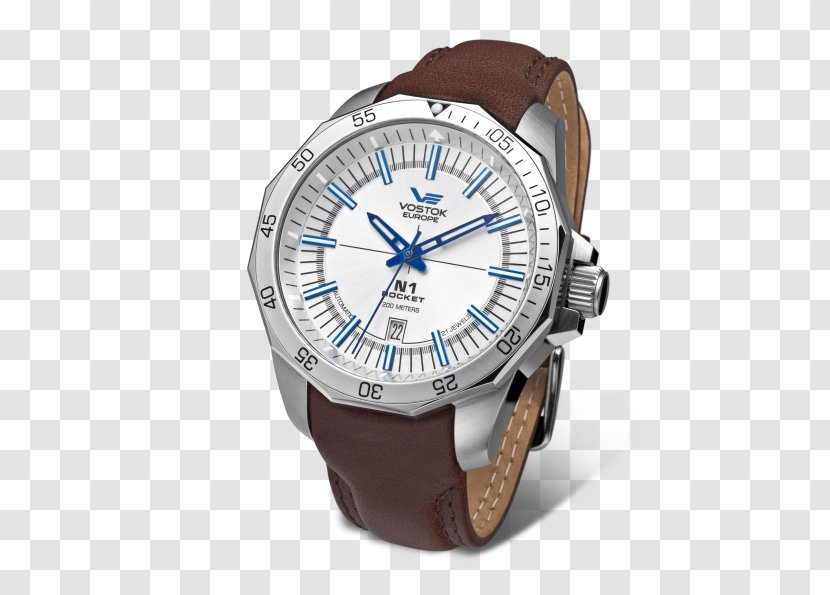 Vostok Watches Europe N1 Rocket - Leather Strap Transparent PNG