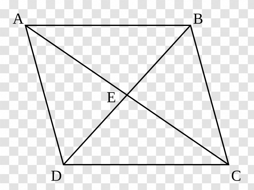 Parallelogram Law Rhombus Quadrilateral Diagonal Transparent PNG