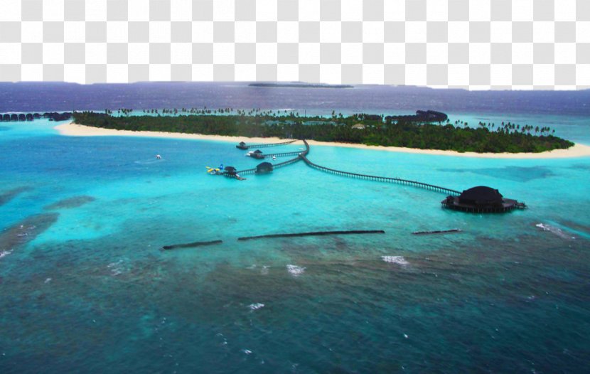 Maldives Island Hilton Hotels & Resorts - Water Resources - Xierdunyi Lu Aerial View Transparent PNG