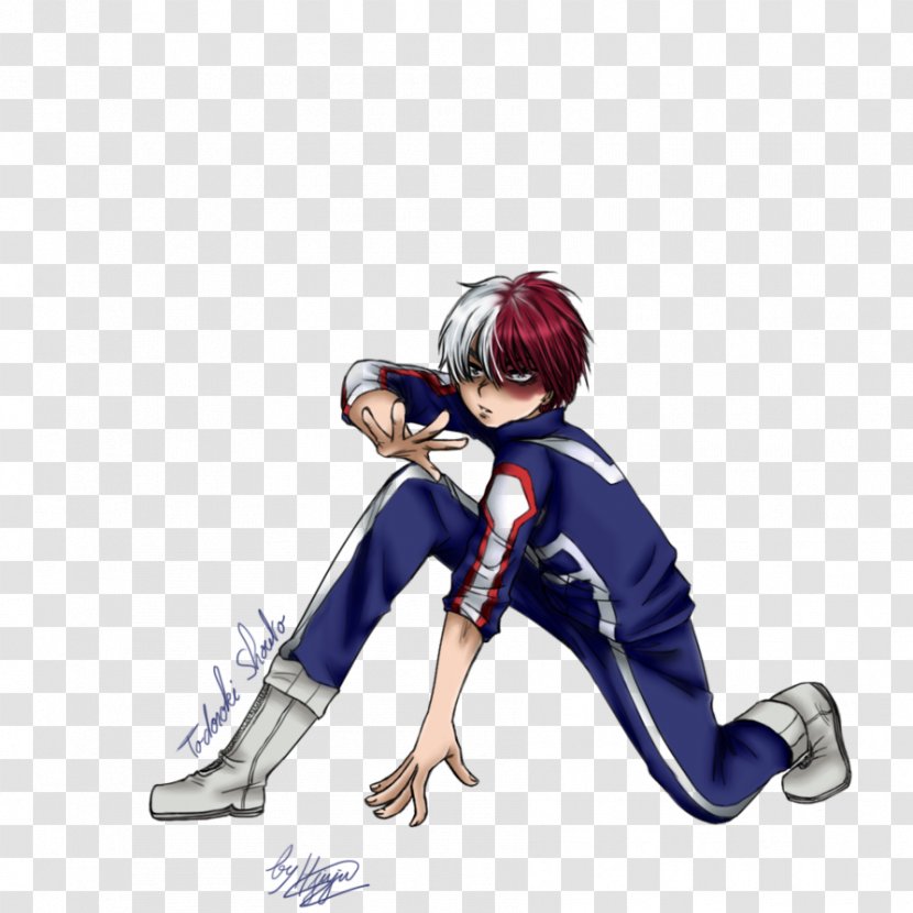 My Hero Academia Fan Art DeviantArt Minecraft - Watercolor - Shouto Todoroki Transparent PNG