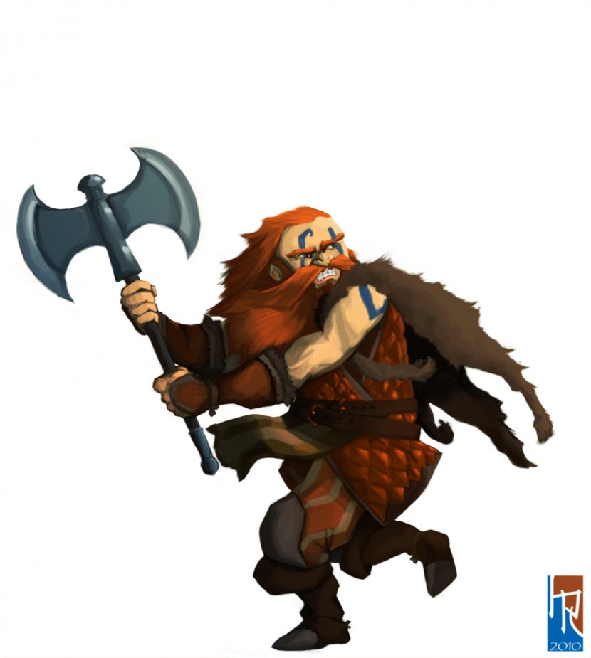 Dungeons & Dragons Pathfinder Roleplaying Game Dwarf Barbarian DeviantArt - Art Transparent PNG