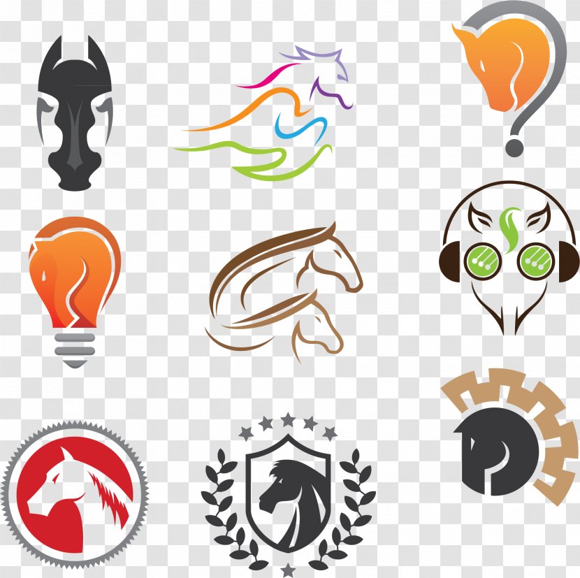 Logo Clip Art - Illustration - Vector Horse Design Transparent PNG