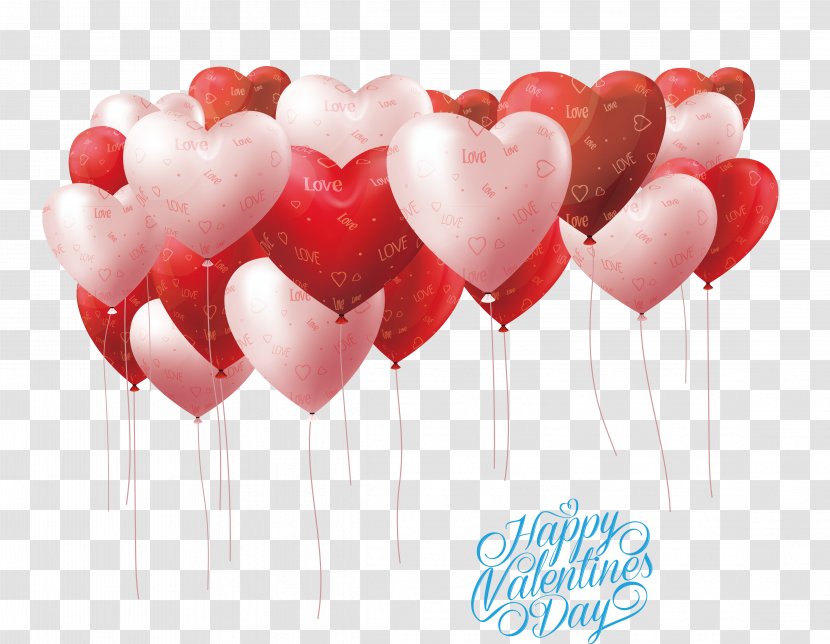 Valentines Day Balloon Heart Greeting Card Stock Photography - Berry - Colored Balloons Transparent PNG