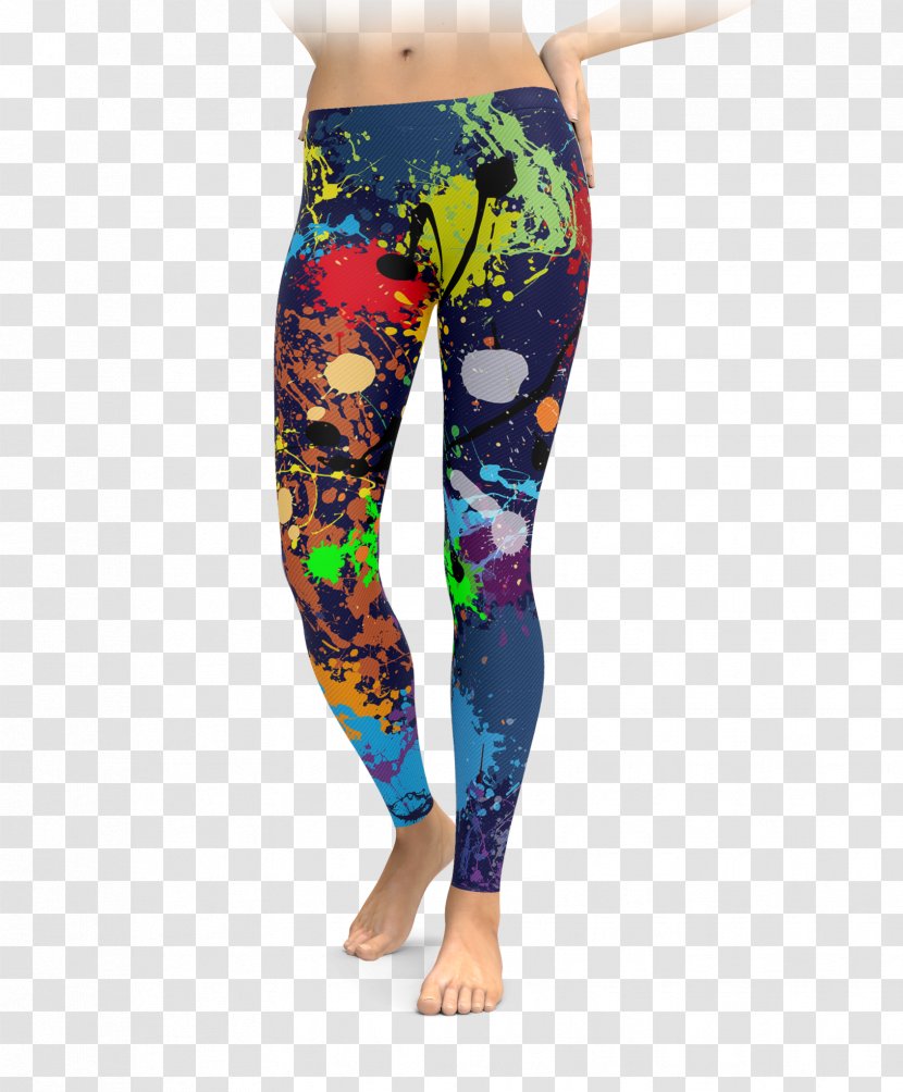 Leggings Hoodie T-shirt Pants Clothing - Flower - Jackson Pollock Transparent PNG