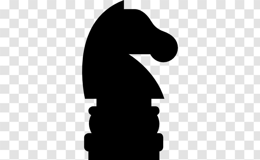 Chess Piece Knight Queen - White And Black In - Horse Transparent PNG