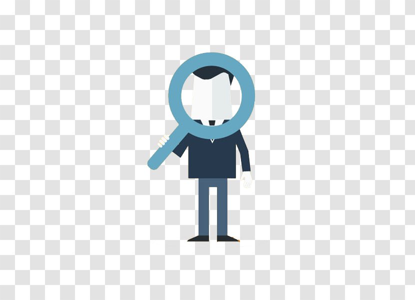 Magnifying Glass Drawing Wallpaper - Designer - Man With A Transparent PNG