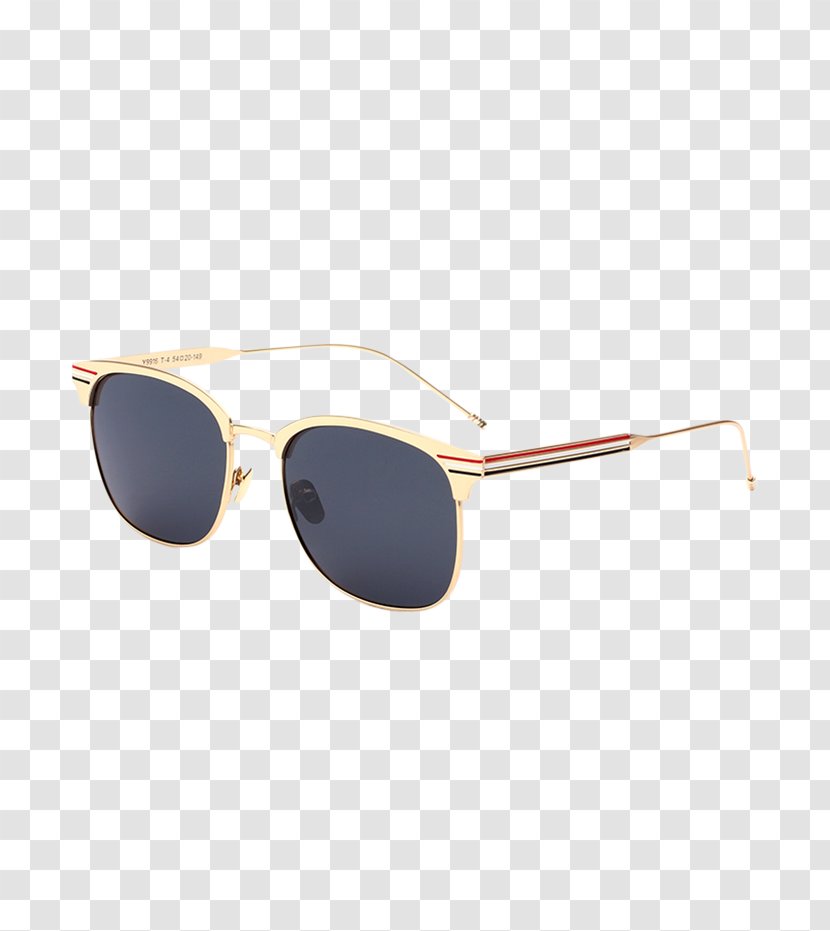 Sunglasses Cat Goggles - Eye - Metal Stripe Gold Photo Frame Transparent PNG