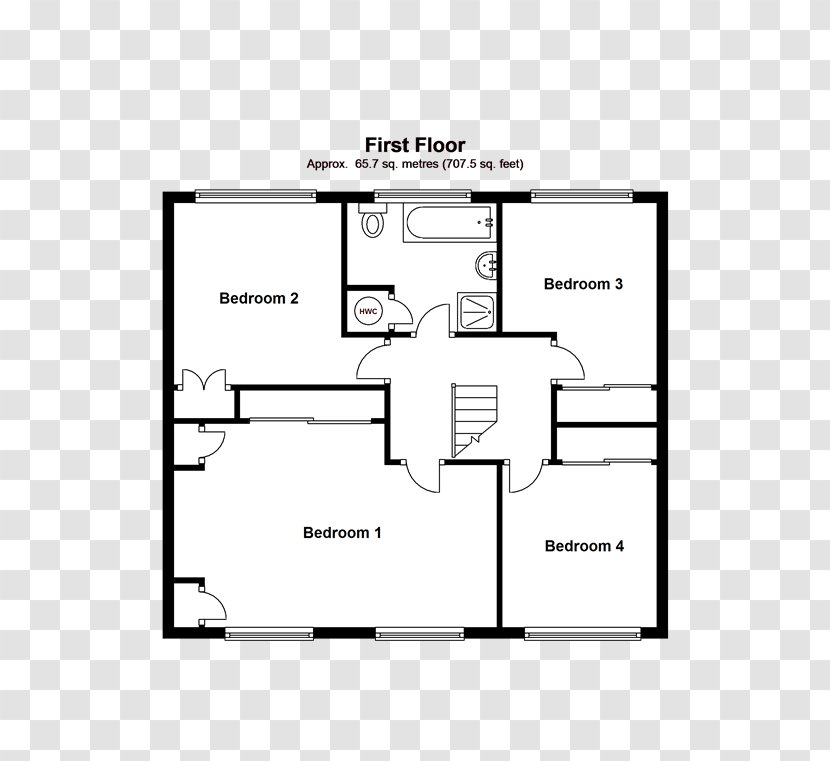 Goatstown House Floor Plan Dundrum, Dublin - Singlefamily Detached Home - Cad Transparent PNG