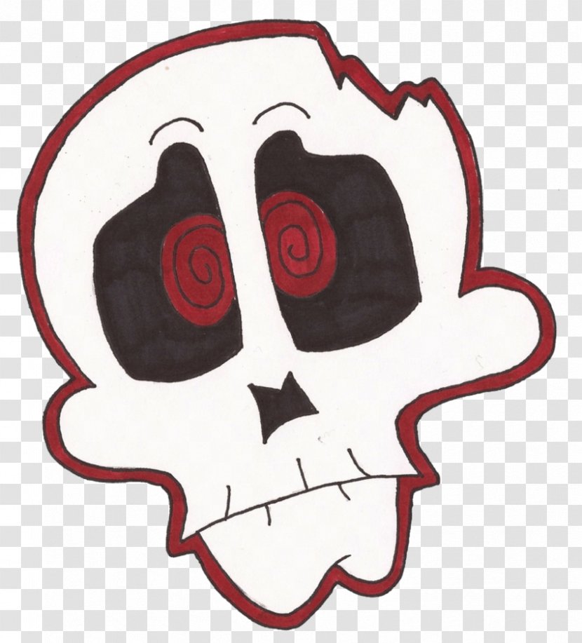 Skull Headgear Character Clip Art - Watercolor Transparent PNG