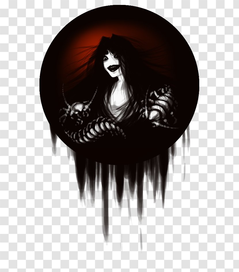 Illustration Graphics Desktop Wallpaper Silhouette Black Hair - Long Transparent PNG