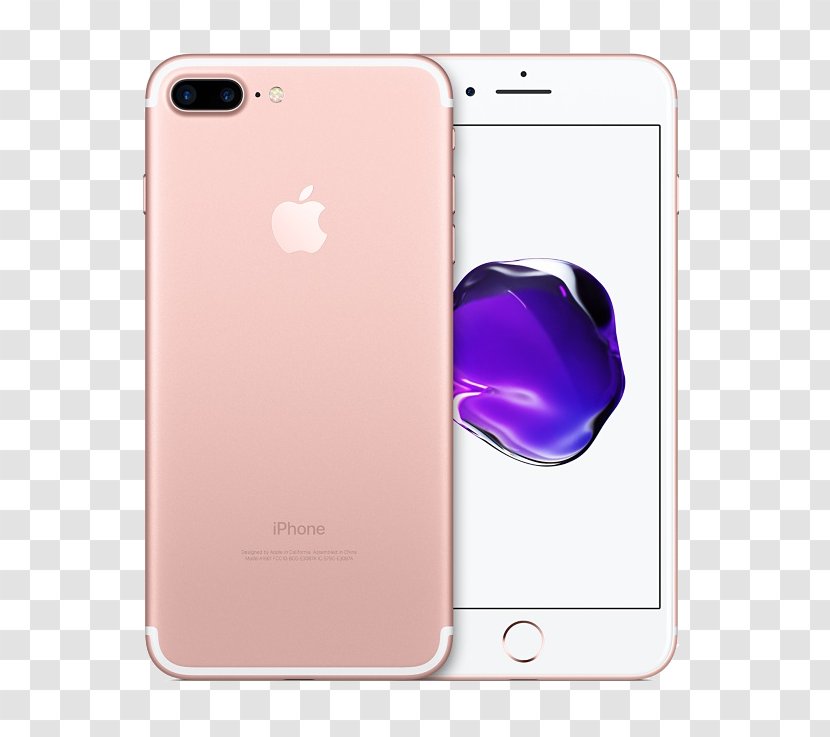 Apple IPhone 7 Plus 8 X - Rose Gold Transparent PNG