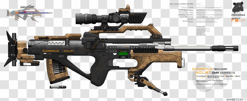 Weapon Firearm Dungeons & Dragons Science Fiction Role-playing Game - Flower - Machine Gun Transparent PNG