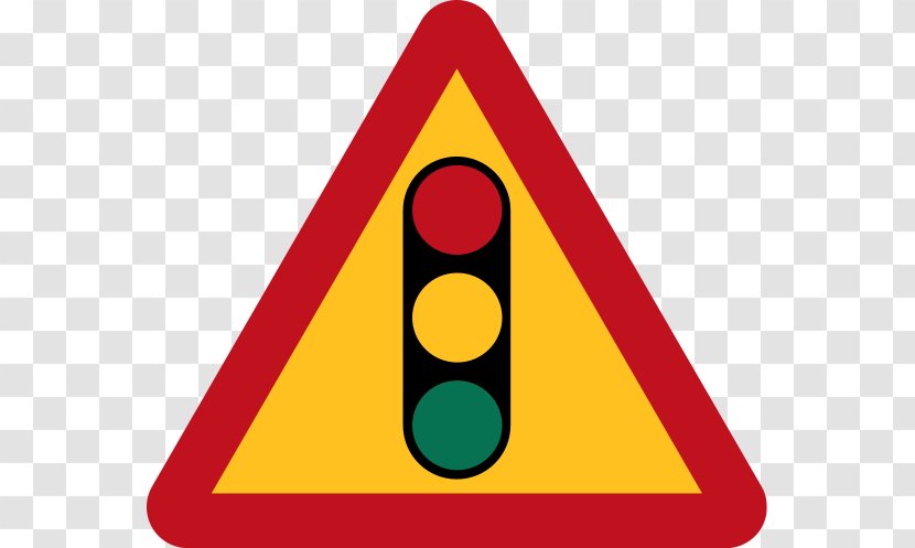 Traffic Light Sign Clip Art - Yellow - Road Signal Transparent PNG