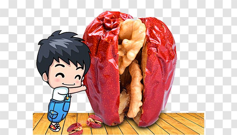 Date And Walnut Loaf Dim Sum Jujube Snack Transparent PNG