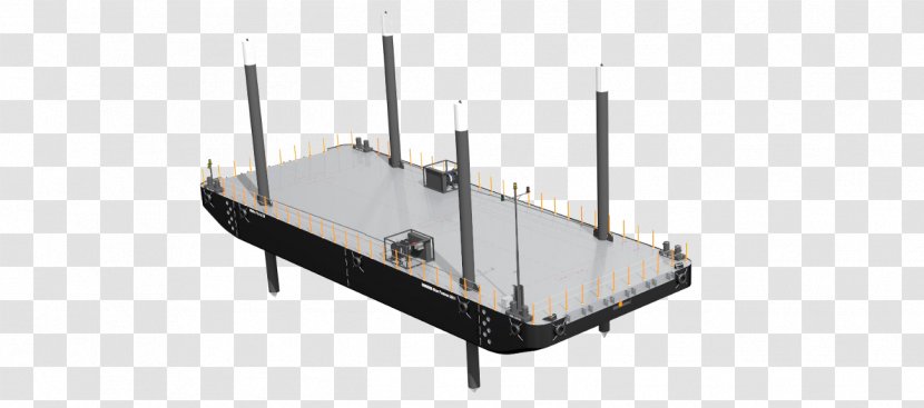 Pontoon Bridge Barge Damen Group Float Transparent PNG