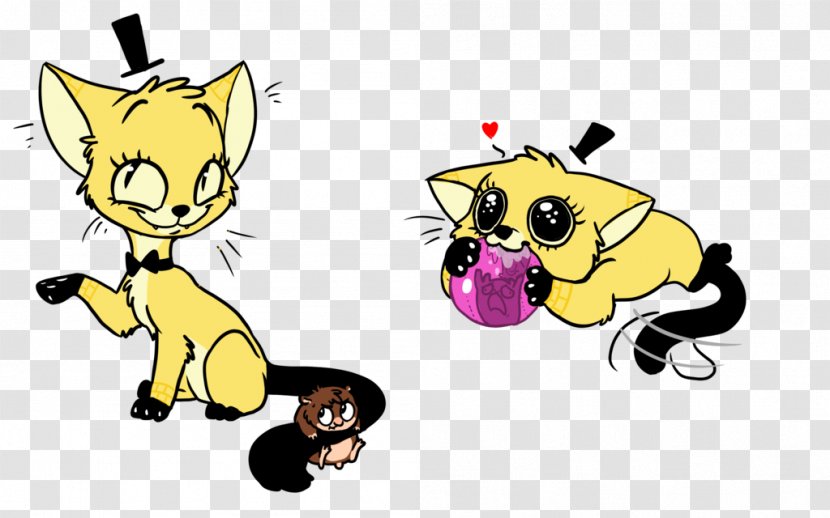 Whiskers Dipper Pines Bill Cipher Cat Kitten - By - Dog Year Old Transparent PNG