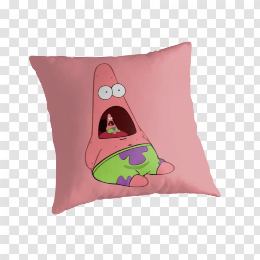 Patrick Star Plankton And Karen Throw Pillows - Pillow Transparent PNG