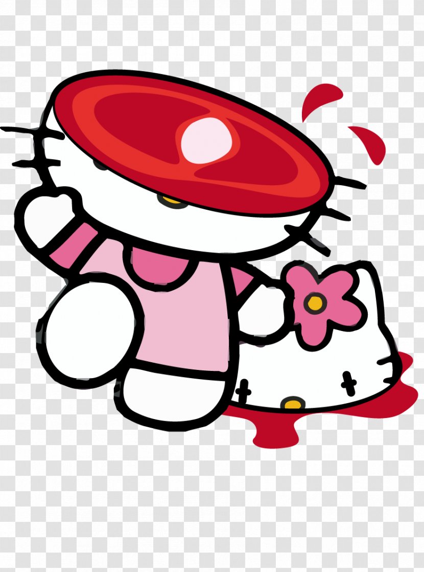 Hello Kitty Drawing Cat Character - Artwork Transparent PNG