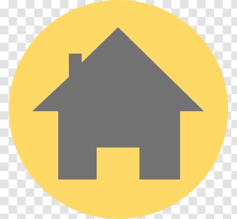 House Icon Design - Yellow Transparent PNG