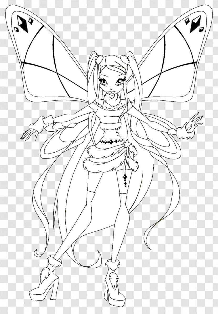 /m/02csf Line Art Drawing Fairy Costume Design - Moths And Butterflies Transparent PNG