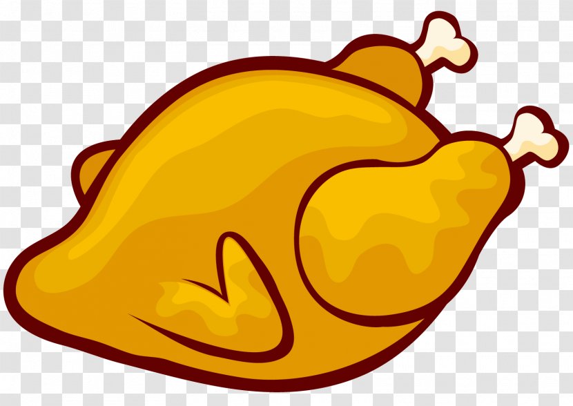 Roast Chicken Meat Barbecue - Yellow - A Roasted Transparent PNG