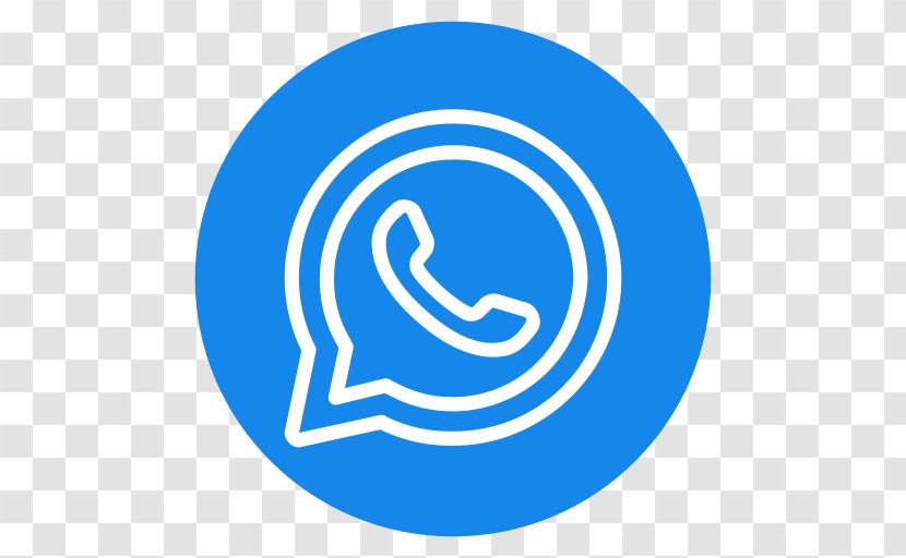 WhatsApp Clip Art - Blue - Whatsapp Transparent PNG