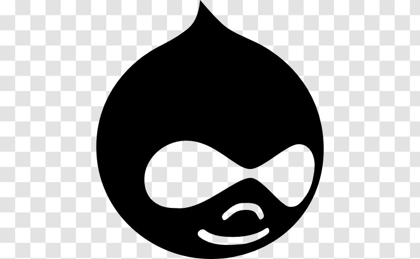 Drupal - Black - Logo .ai Transparent PNG