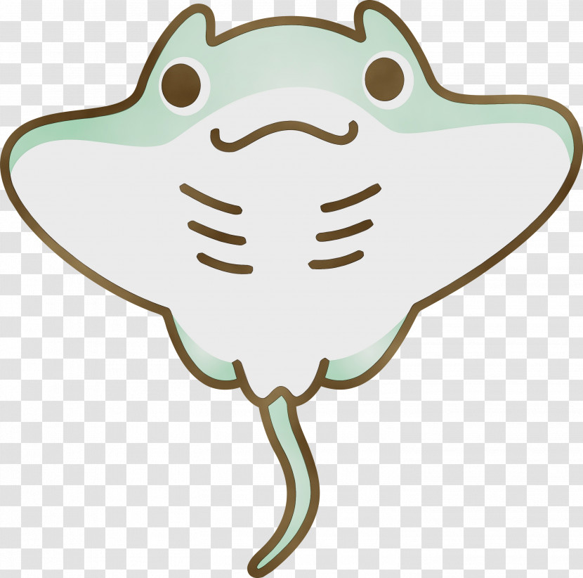 Cartoon Fish Rays And Skates Transparent PNG