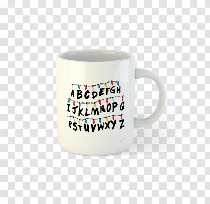 Coffee Cup Mug Netflix Alphabet Font - Tableware Transparent PNG