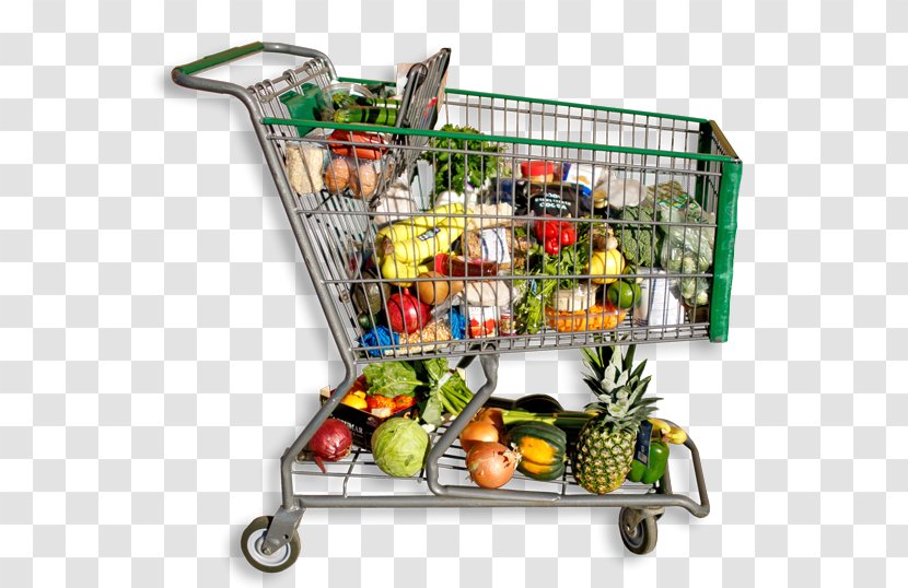 Shopping Cart Grocery Store Food Healthy Diet - Service Transparent PNG