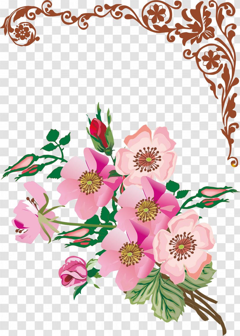 Floral Design Flower - Flora - Vector Transparent PNG