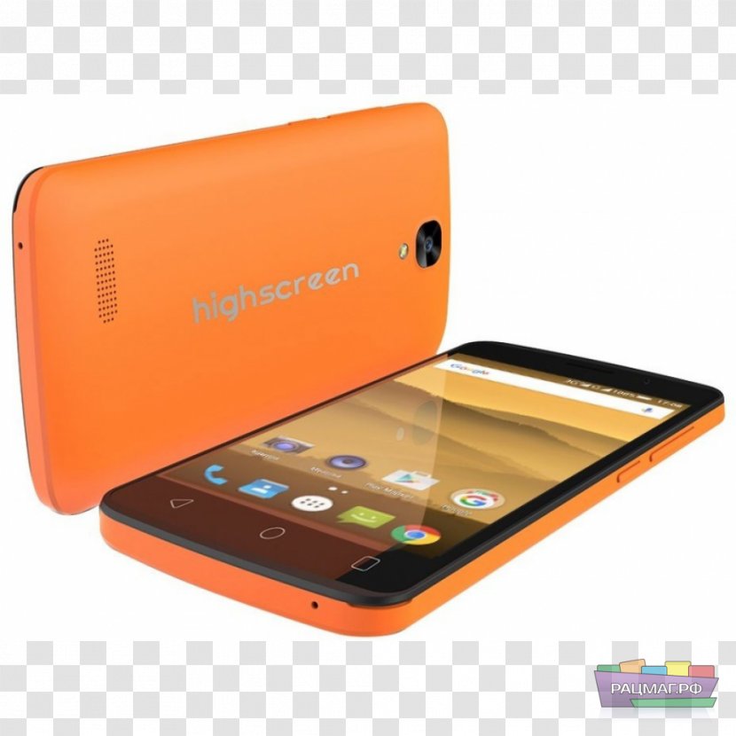 Smartphone Sony Ericsson Xperia Pro Highscreen Pure J, Orange Feature Phone - Technology Transparent PNG