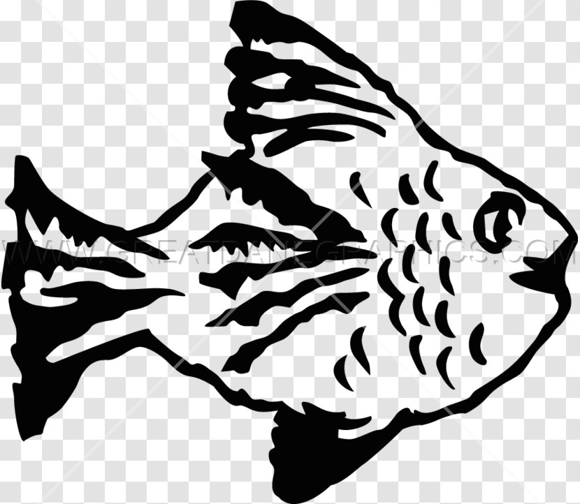 Tiger Cat Visual Arts Clip Art - Black And White - Fancy Fish Transparent PNG