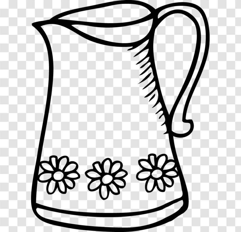 Jug Pitcher Drawing Clip Art - White - Milk Transparent PNG