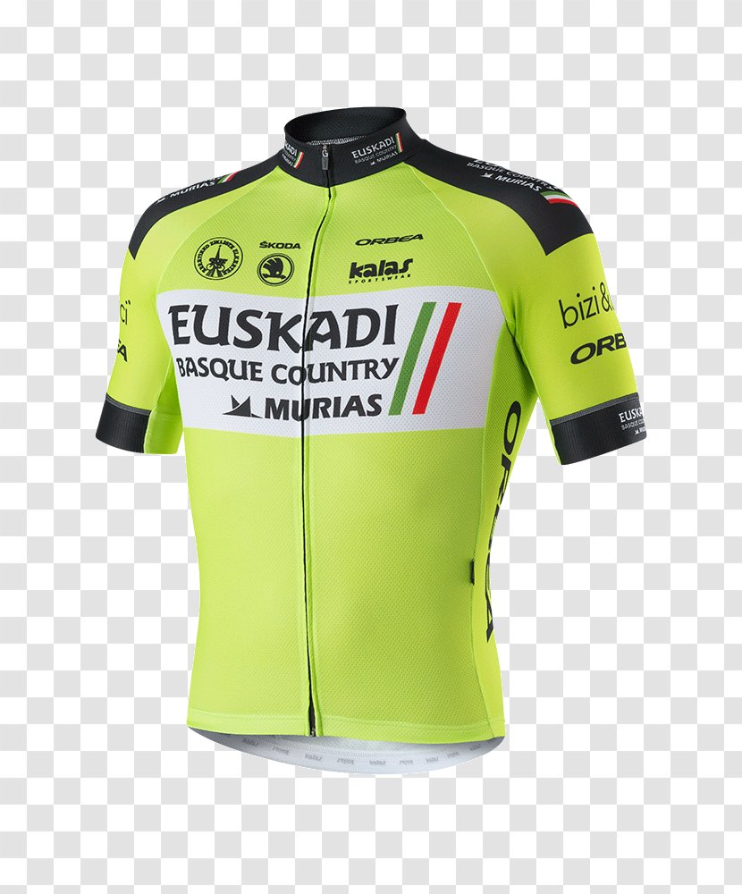 Euskadi Basque Country-Murias T-shirt Cycling Jersey - Countrymurias Transparent PNG