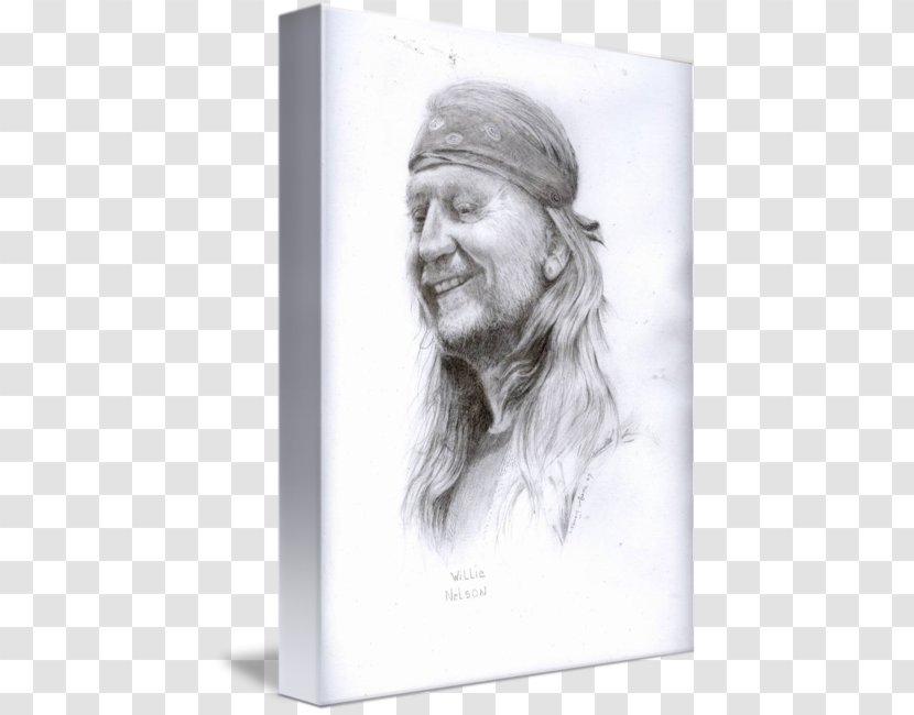 Figure Drawing Facial Hair Picture Frames Sketch - Willie Nelson Transparent PNG