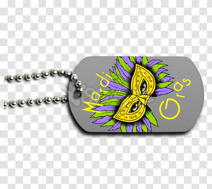 Dog Tag Chain Soldier - Mardi Gras Transparent PNG