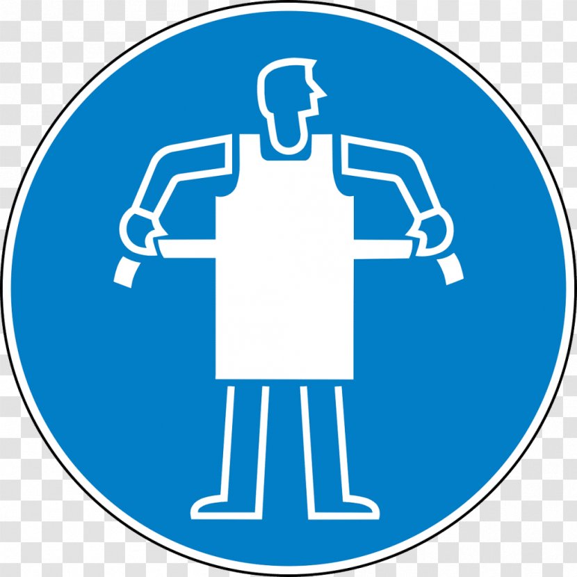 Personal Protective Equipment Occupational Safety And Health Apron Sign - Symbol - Laboratory Transparent PNG