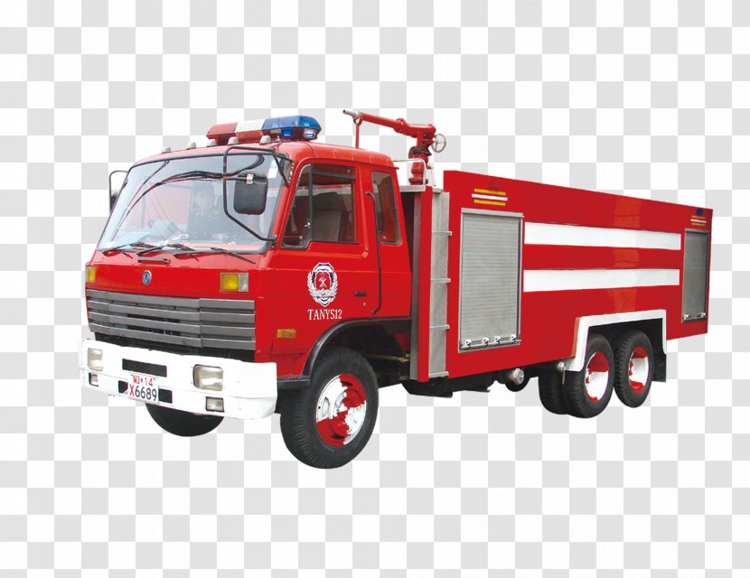 Fire Engine Firefighting Firefighter Protection Car - Transport - Red Truck Transparent PNG