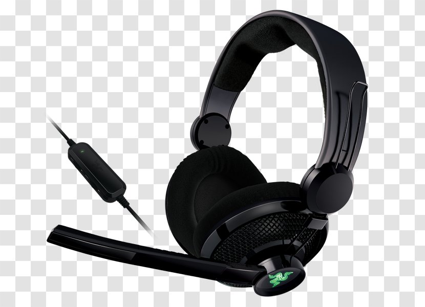 Xbox 360 Wireless Headset Razer Inc. Headphones - Usb Transparent PNG