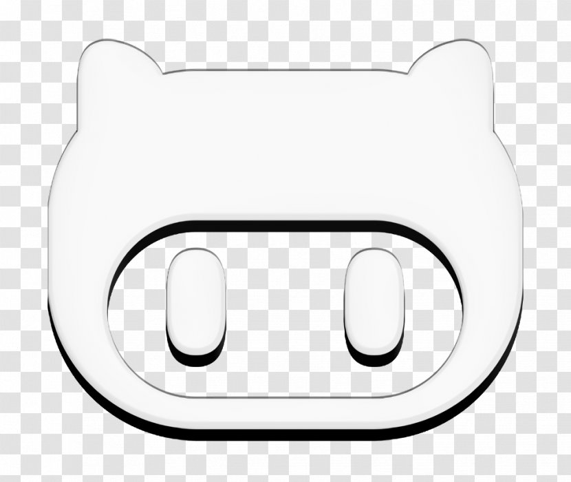Github Icon - Text - Smile Rectangle Transparent PNG