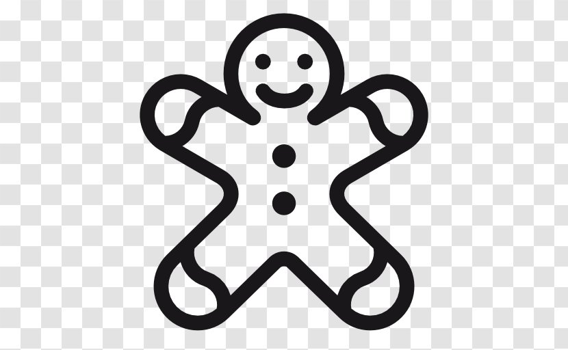 Santa Claus Vector Graphics Christmas Day Gingerbread Man - Black And White Transparent PNG