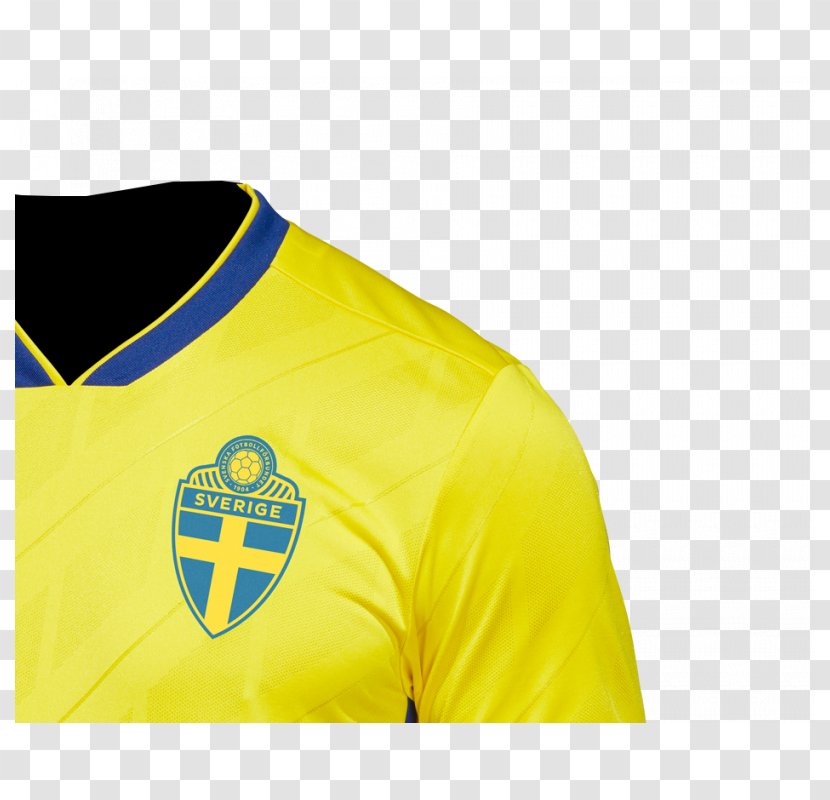 2018 FIFA World Cup T-shirt Adidas Jersey Sweden National Football Team - Tshirt Transparent PNG