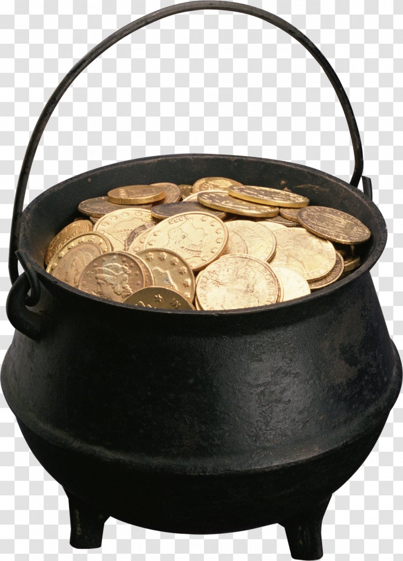 Money Luck Cost Child - Pot Of Gold Transparent PNG