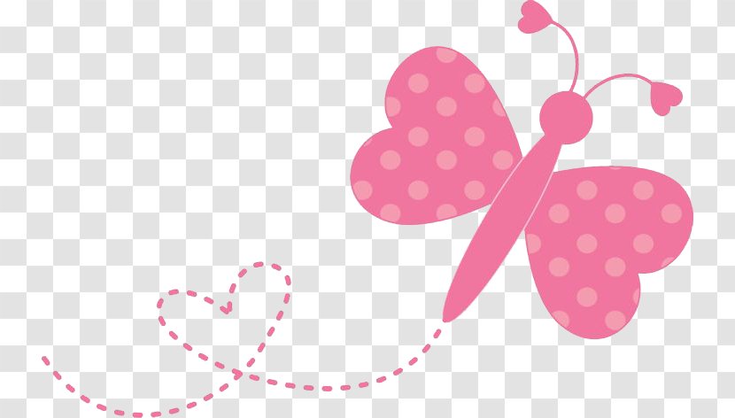 Clip Art - Heart - Cute Butterflies File Transparent PNG