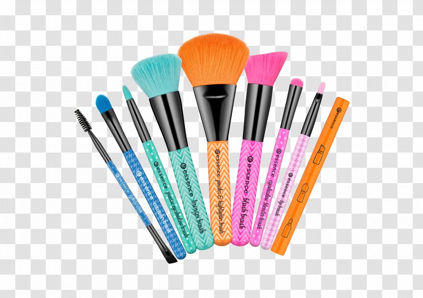 Cosmetics Paintbrush Makeup Brush Brocha - Make-up Transparent PNG