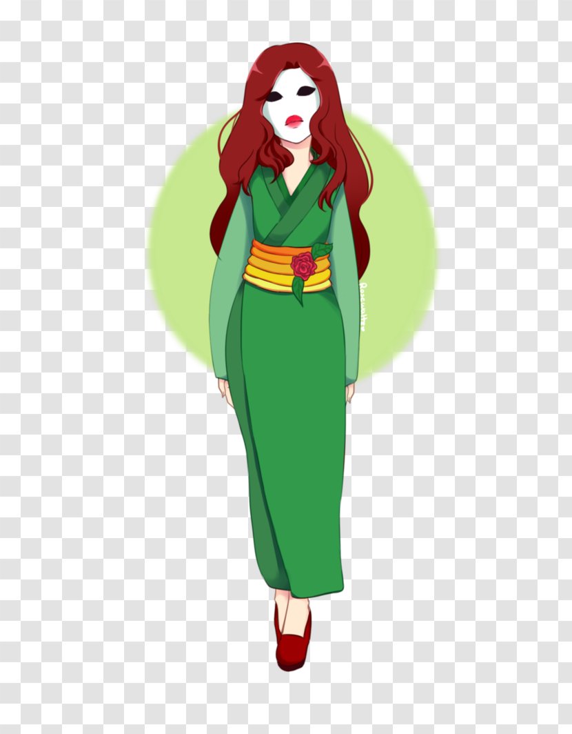 Costume Design Illustration Cartoon Green - Superhero - Gift Draw Transparent PNG